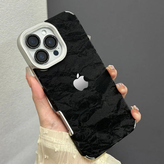 VelvetShield Silky Snowy Luxe Case - iPhone