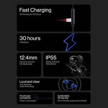 OnePlus Bullets Z2 Bluetooth Wireless in Ear Earphones with Mic